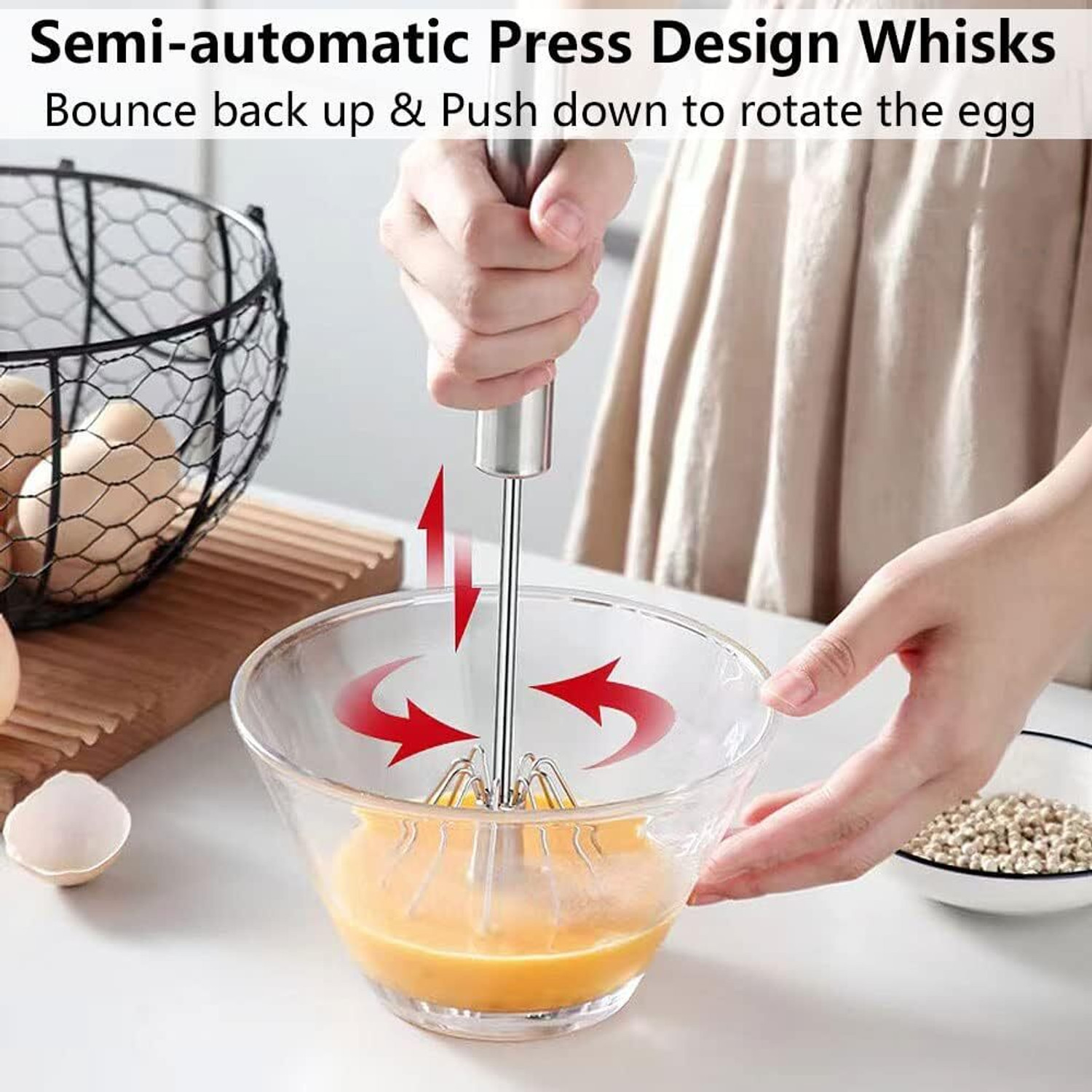 Image of GaxQuly 50 W Silver Hand Blender