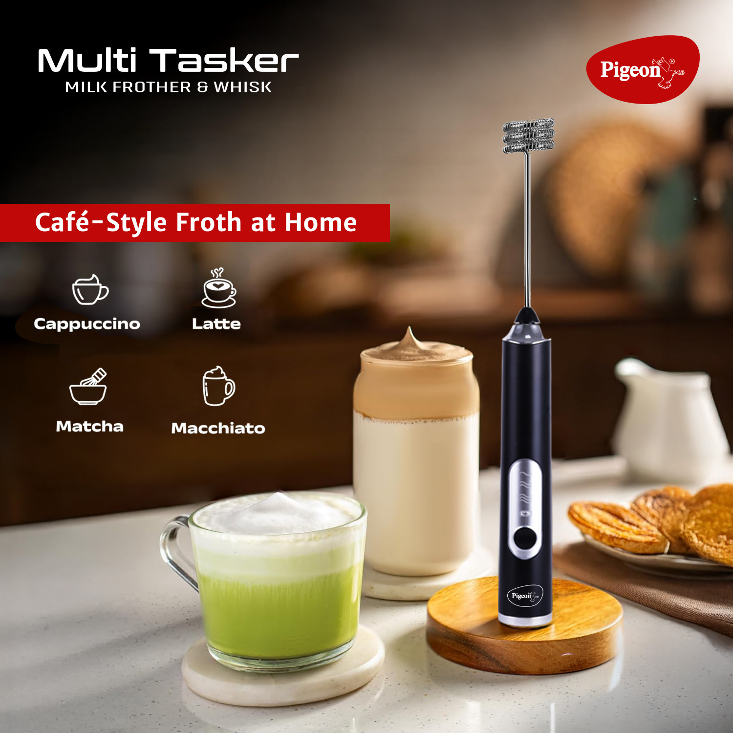 Image of Pigeon 50 W Black Hand Blender (16002574)