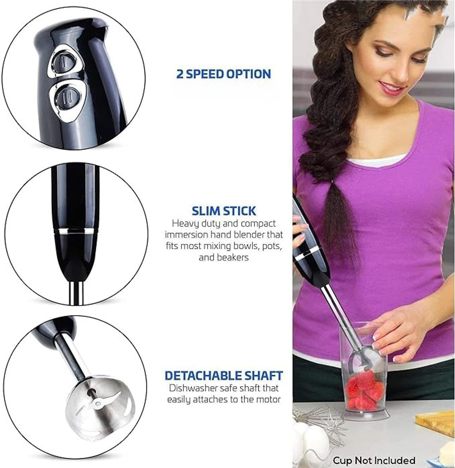 Hand Blender with Chopper & Whisker — Skyline