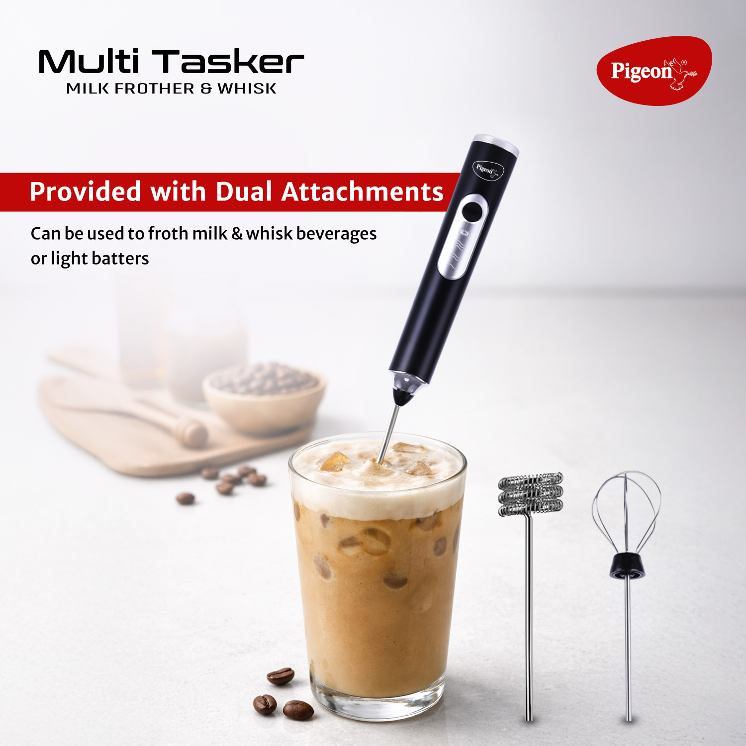Image of Pigeon 50 W Black Hand Blender (16002574)