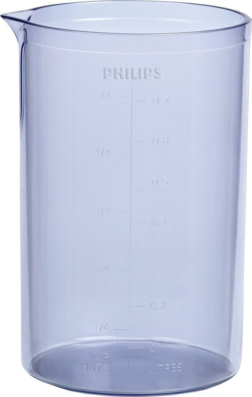 Image of PHILIPS 250 W White, Blue Chopper, Hand Blender (HR1351 /C)