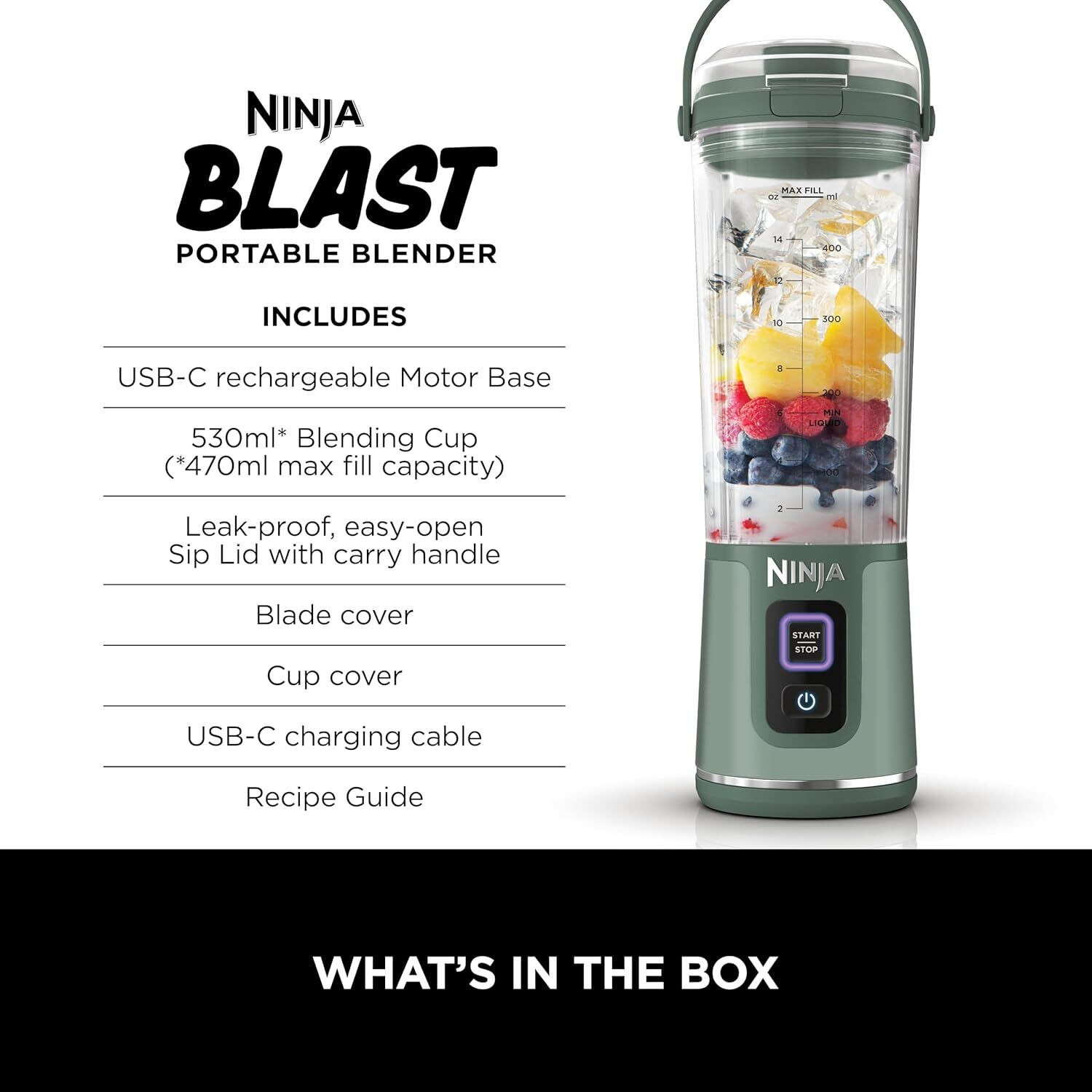 Image of Ninja Blast 150 W Juicer Mixer Grinder