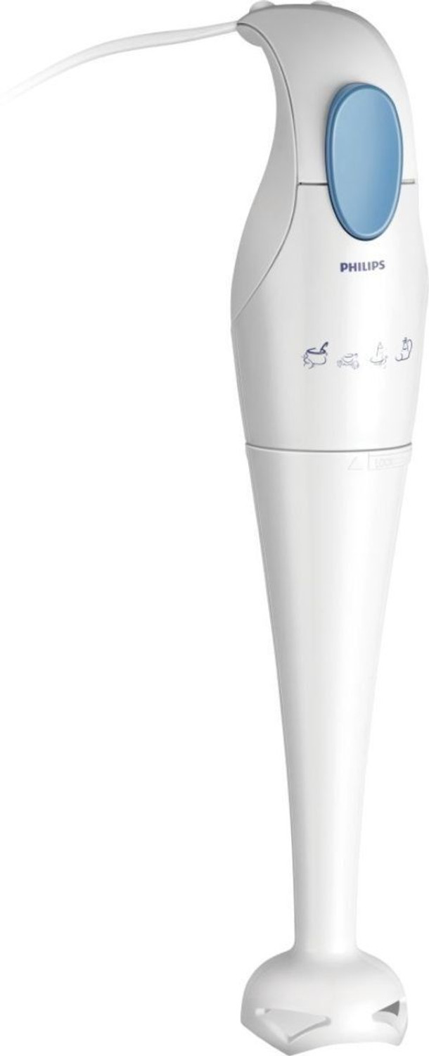 Image of PHILIPS 250 W White, Blue Chopper, Hand Blender (HR1351 /C)