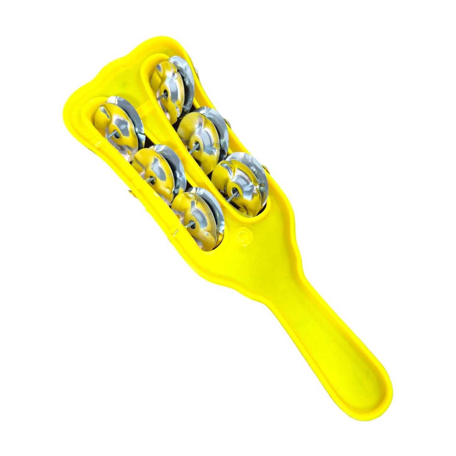 Auracrafters Plastic Majira 3 line Music Instrument for kirtan, Bhajan, Mandir Aarti (Yellow) Clash Cymbal
