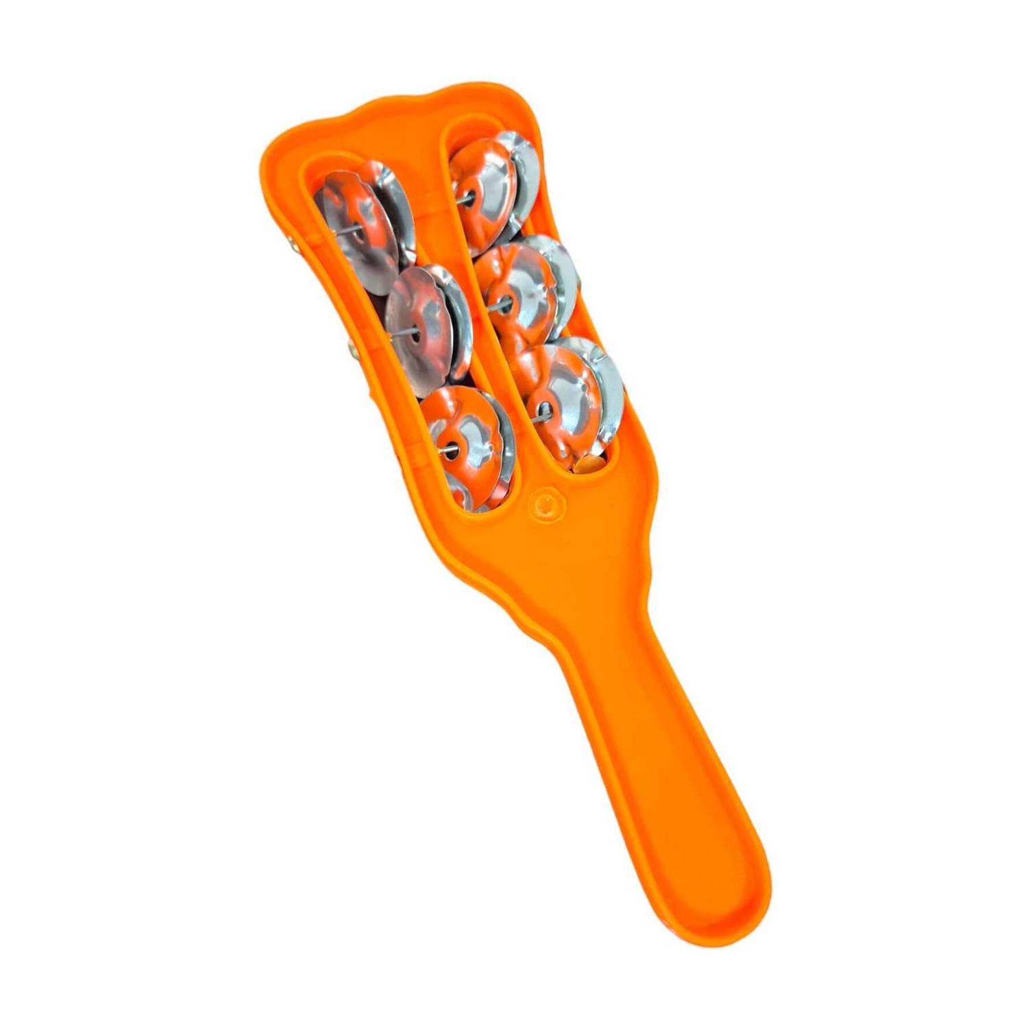 Auracrafters Plastic Majira 3 line Music Instrument for kirtan, Bhajan, Mandir Aarti (Orange) Clash Cymbal