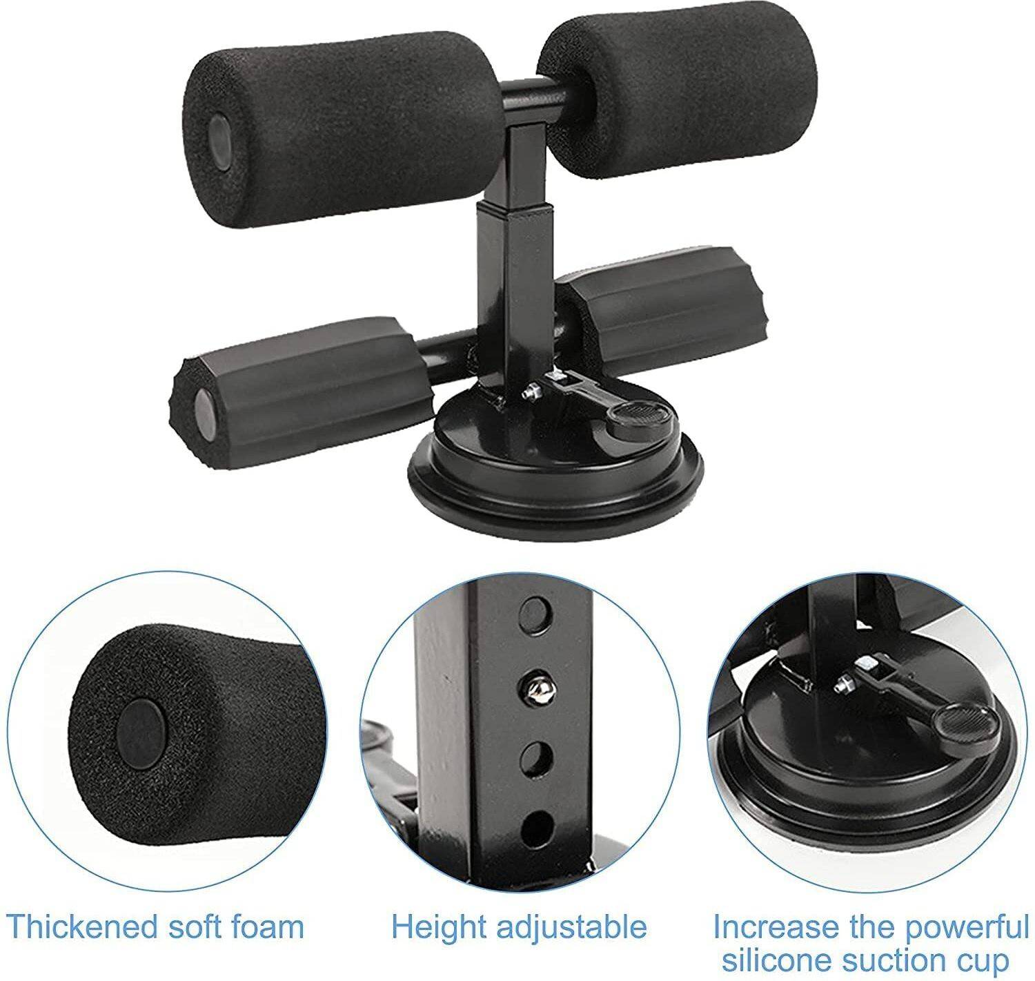 BHAKTI ENTERPRISE Sit-Up Bar With Foam Handle and Rubber Suction Seat Up Fitness Equipment Sit-ups Sit-up Bar