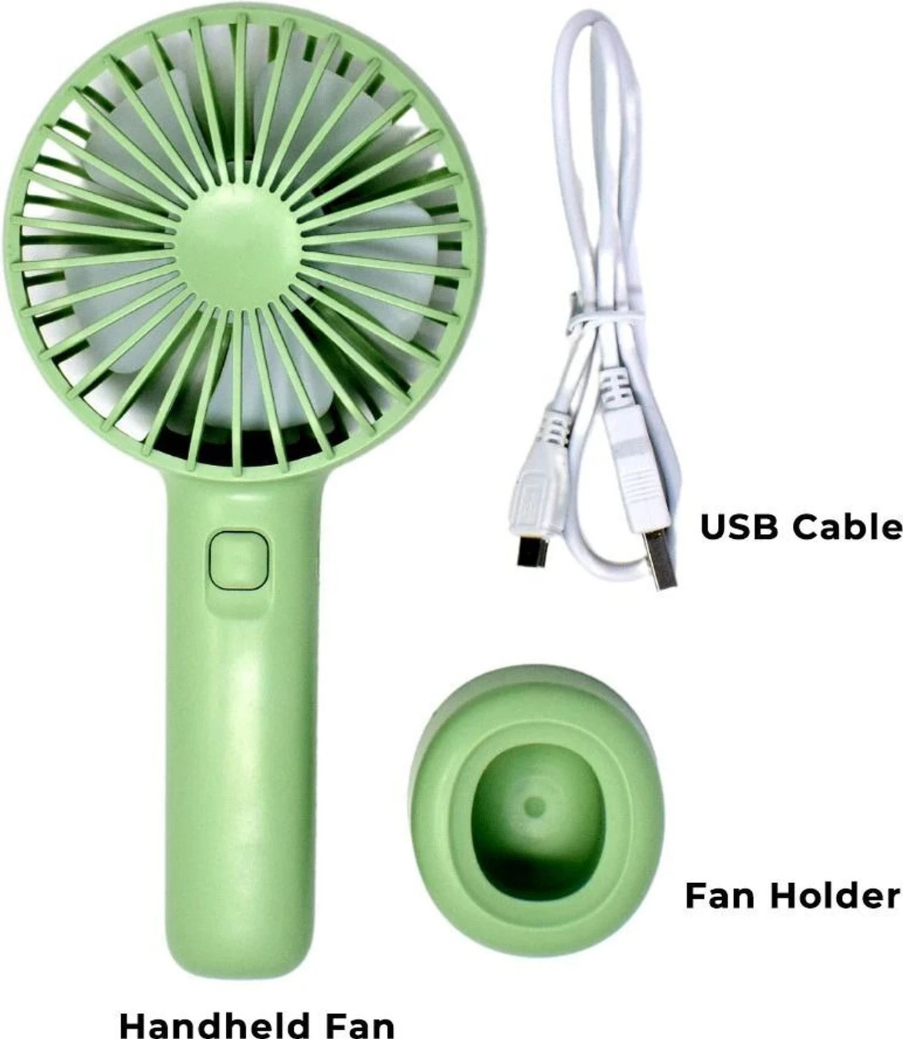 Image of Greenosys Table Fan for Home, Table Fan for Office Desk, High Speed, Table Fan Powerful 4 Inch Rechargeable Mini Fan with, 3 Speed Mode High Speed, Rechargeable Fan, USB Air Cooler, USB Fan