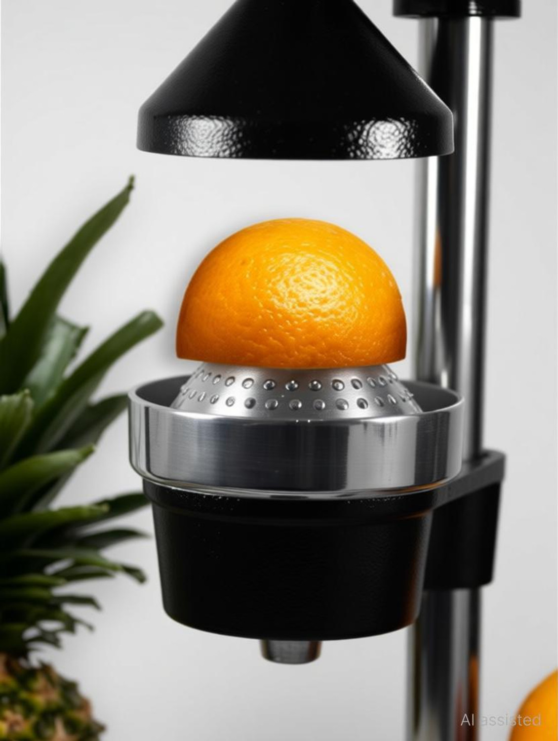Image of hkutotech Aluminium Manual Fruit Juicer Hand Press Citrus Hand Juicer