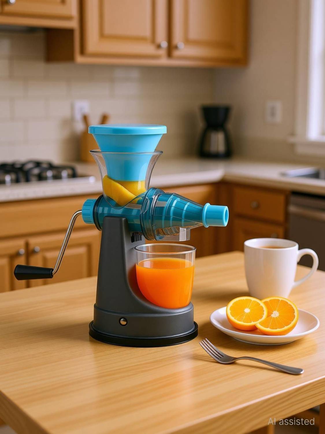 SEQUENCE Plastic Hand Juicer with Steel Handle - Image 3
