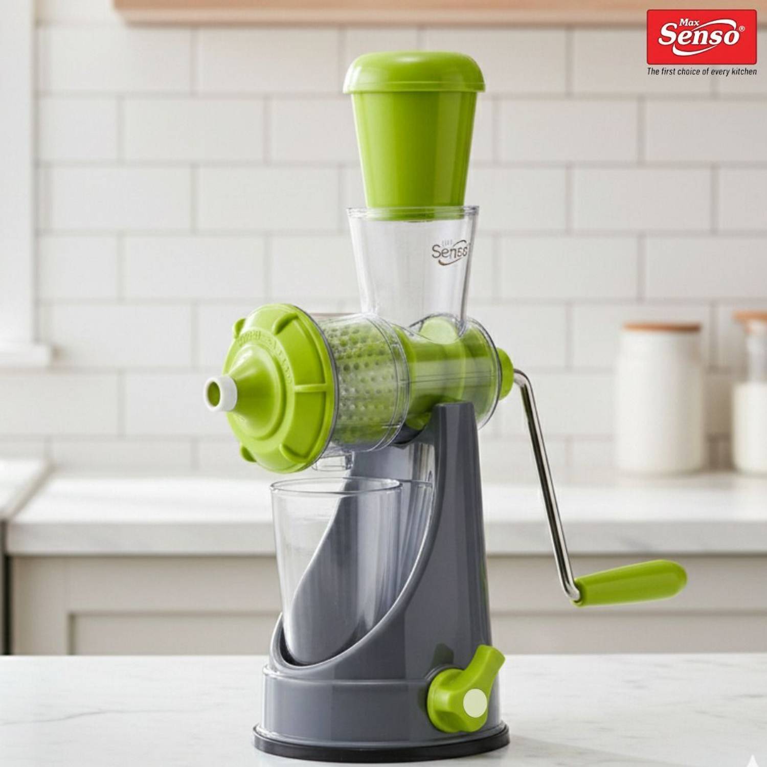 Max Senso Plastic Fruit & Vegetable Juicer 100% Juice Juicer With