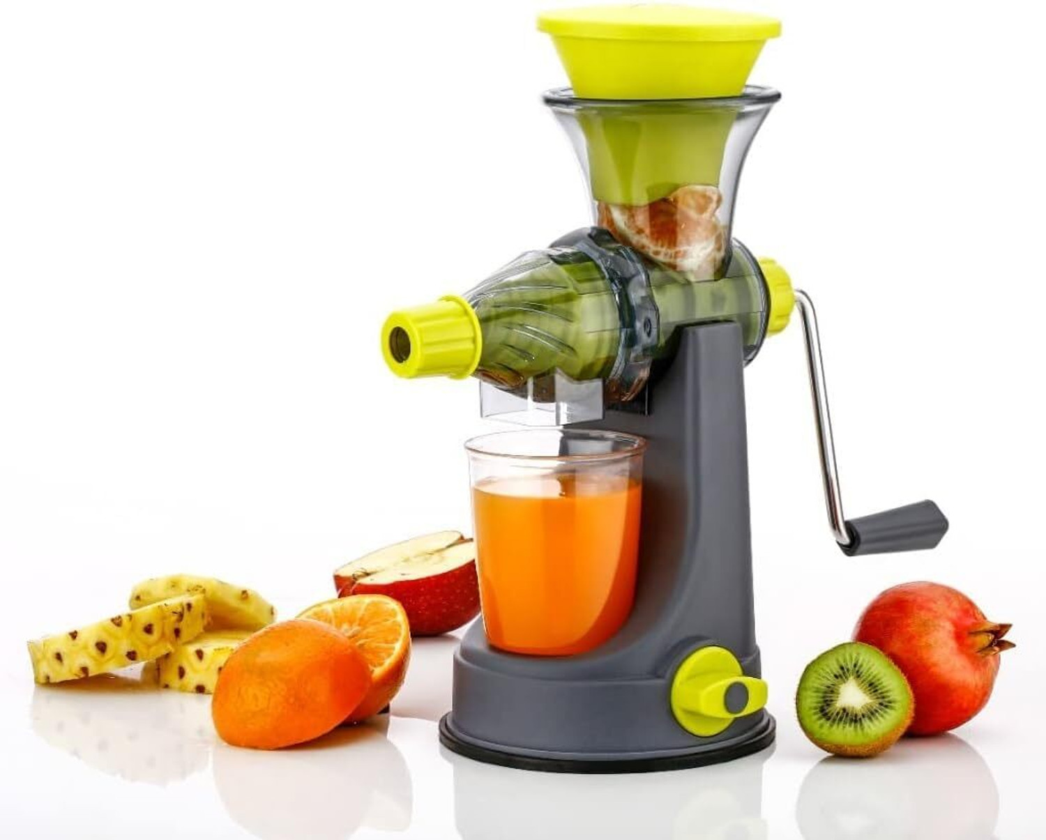 Image of FlatKitch Plastic Manual Fruit Juicer Machine Hand Juicer