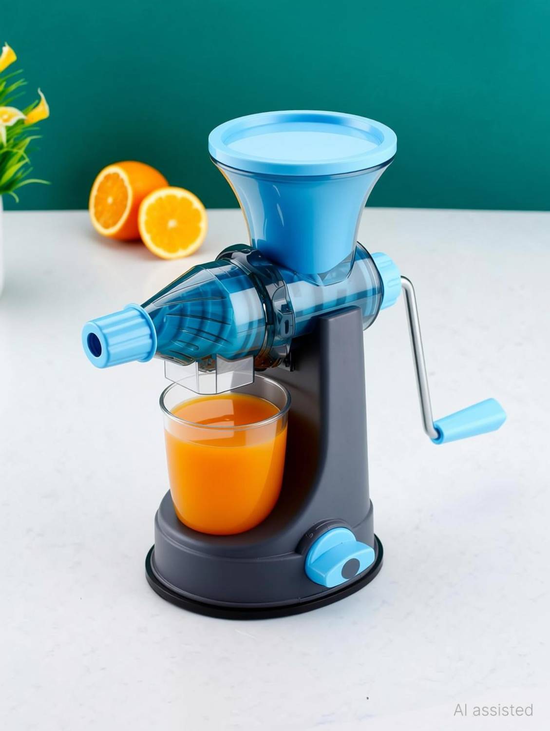 FlatKitch Multicolor Plastic Manual Juicer - Image 3