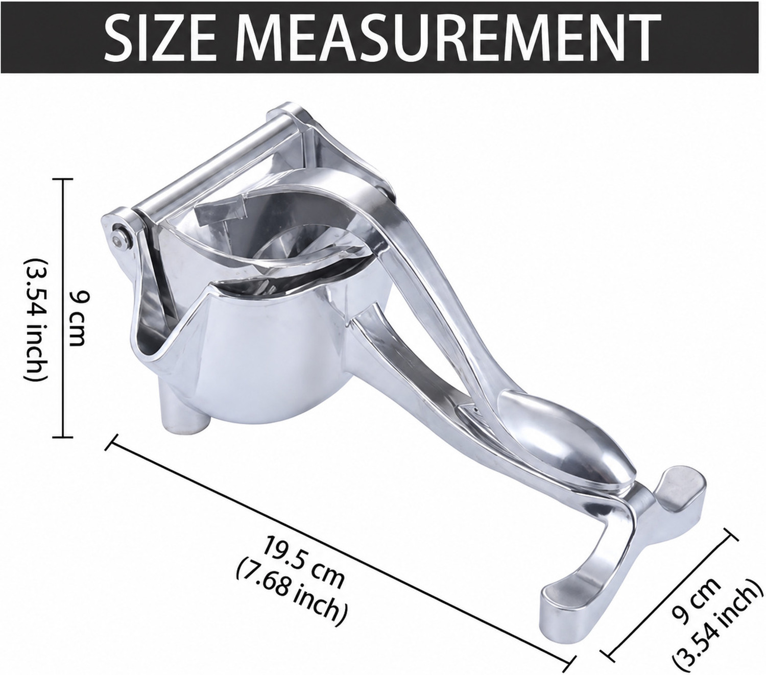 Image of FULKIZA Aluminium Manual Press Hand Fruit Juicer Hand Juicer