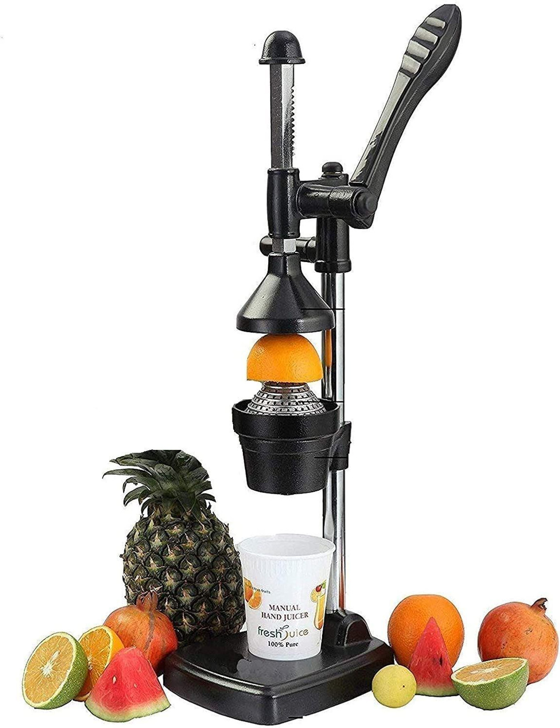 Image of Labgo Aluminium Aluminium Hand Press Juicer Citrus Juicer For Mosambi, Pomegranate, Orange Juice Hand Juicer