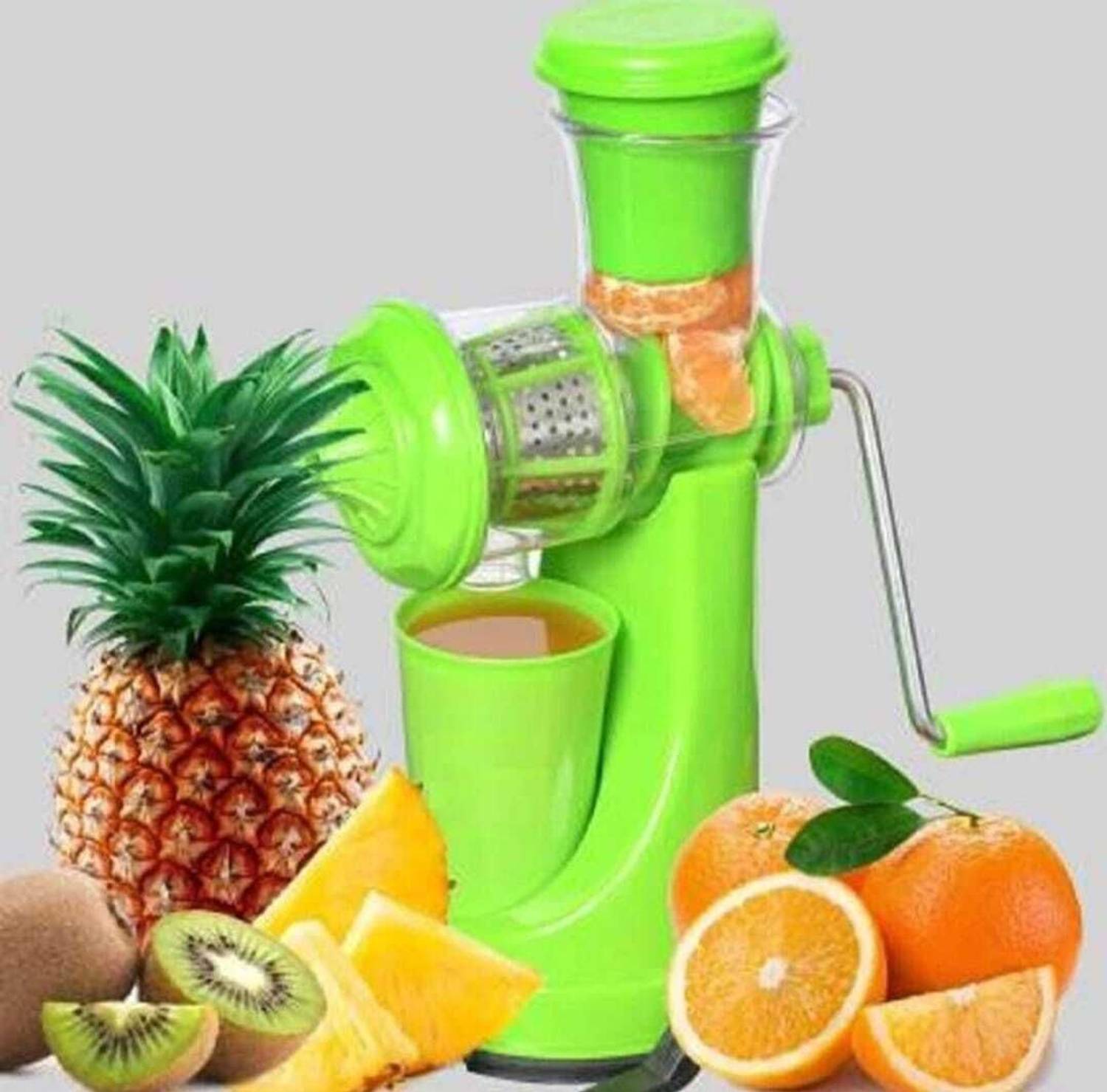 ADALEE Plastic Plastic Hand Juicer (GREEN) Hand Juicer