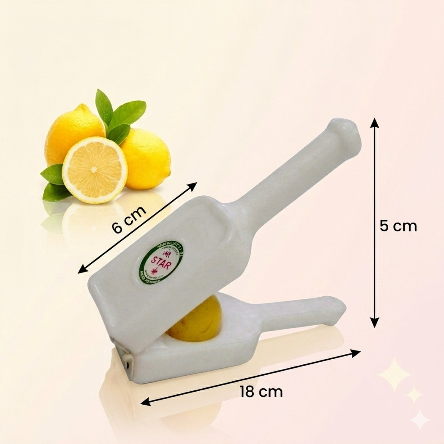 Image of ROPESTORE Plastic Premium Plastic Nimbu Nichod | Easy Lemon & Lime Juicer | Kitchen Essential Hand Juicer