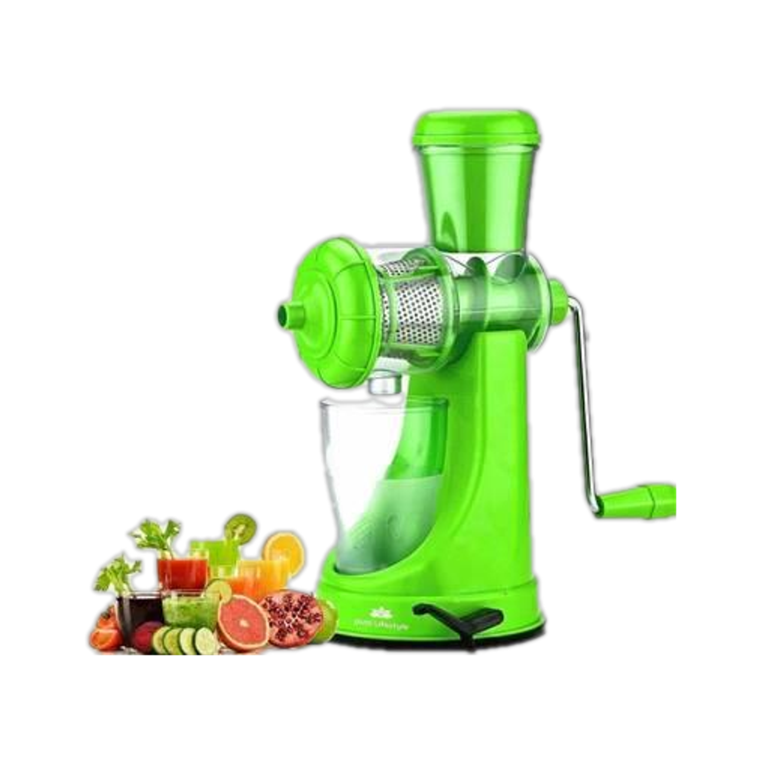 Image of SqueezeUp Plastic, Steel Plastic Fruit Juicer Juice Making Machine with Steel Handle, Hand Juicer Hand Juicer