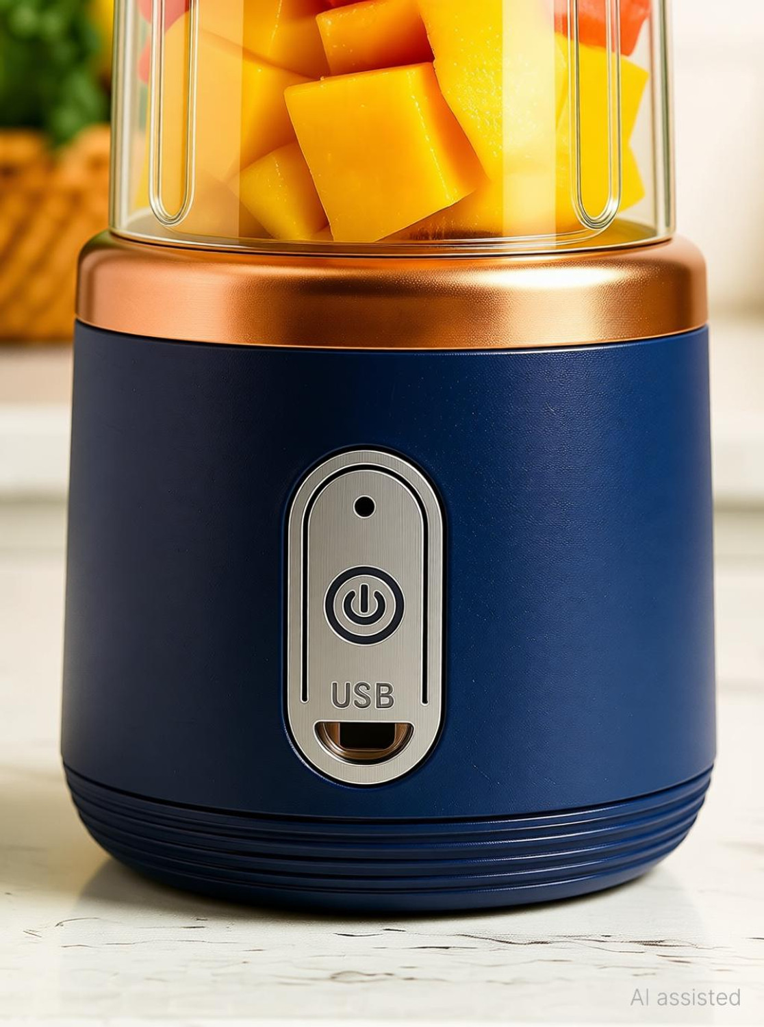 Image of Arister Steel, Plastic Portable USB Rechargeable Juicer Blender for Shakes & Smoothies Hand Juicer