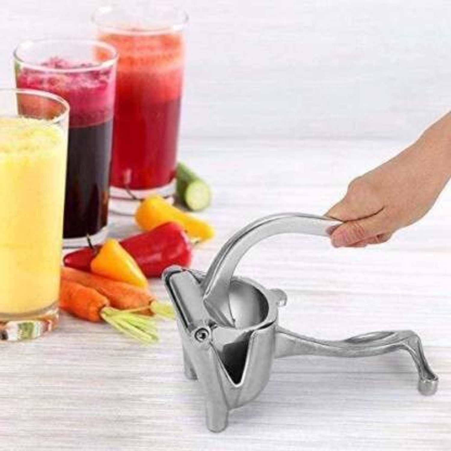 Image of FULKIZA Aluminium Manual Press Hand Fruit Juicer Hand Juicer