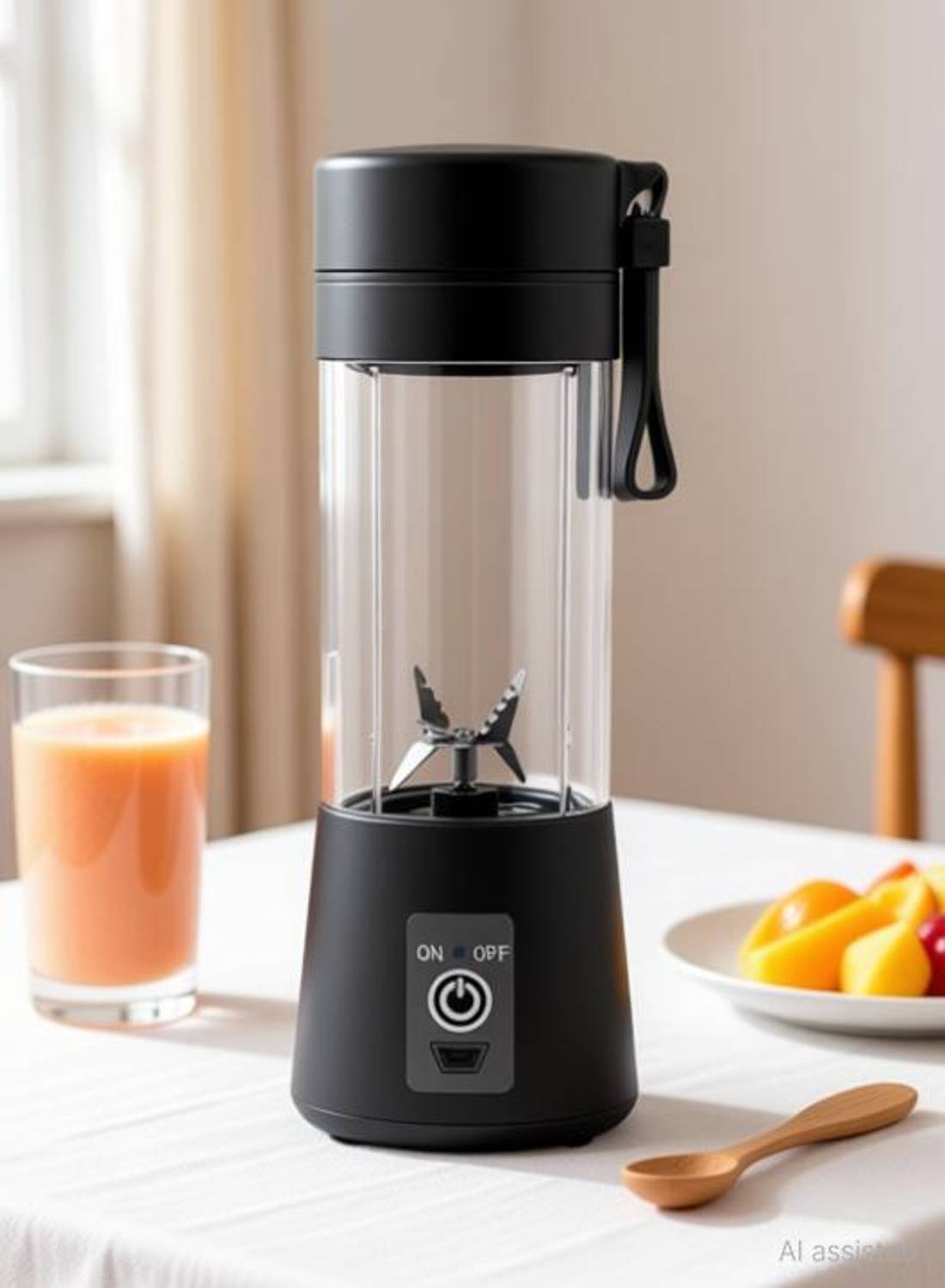 Zenkaro Mini Juicer Mixer with 6 Blades - Image 1