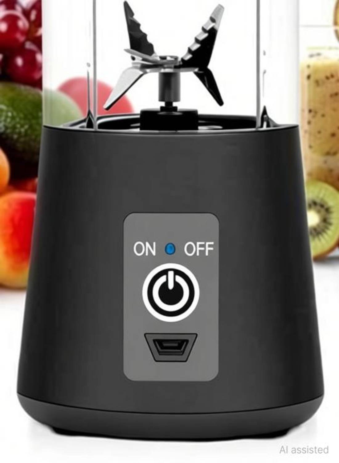 Zenkaro Mini Juicer Mixer with 6 Blades - Image 3