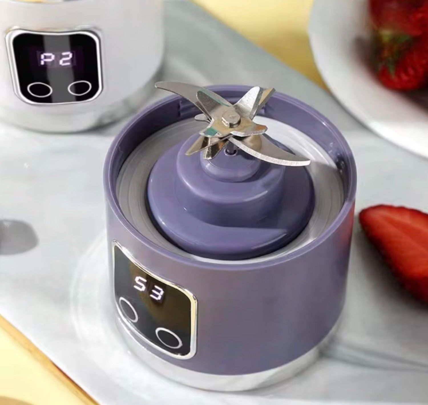 Image of NexusHut 450ml Portable Electric blender: USB Rechargeable Smoothie & Shake Maker HS-860 25 W Juicer Mixer Grinder