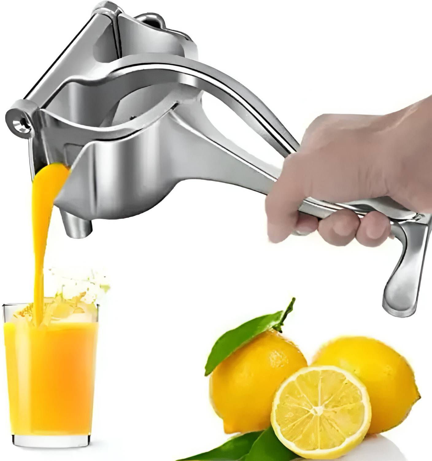 BloomKitchen Aluminium Steel Heavy Duty Fruit Juicer Squeeze Manual Lime Orange Juice juicer Hand Juicer