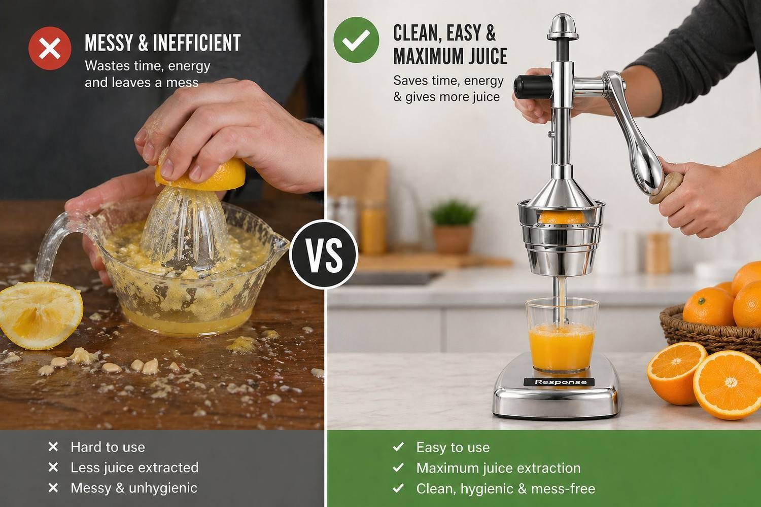 Arova Aluminium Heavy Duty Manual Juicer - Image 4