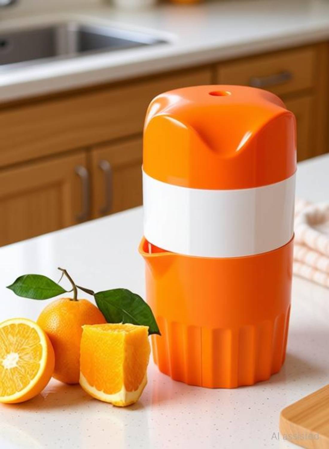 AMMEDARSHAN Plastic Portable Manual Citrus Juicer for Orange Lemon Fruit Squeezer Orange Juice Cup Child Healthy Life Potable Juicer Machine Hand Juicer