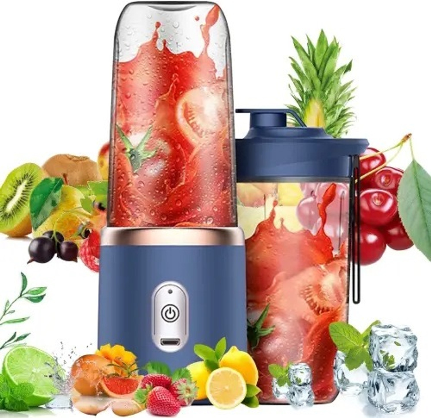 Image of CITRODA Portable USB Rechargeable Juicer Blender | Mini Personal Mixer for Smoothies 40 W Juicer Mixer Grinder
