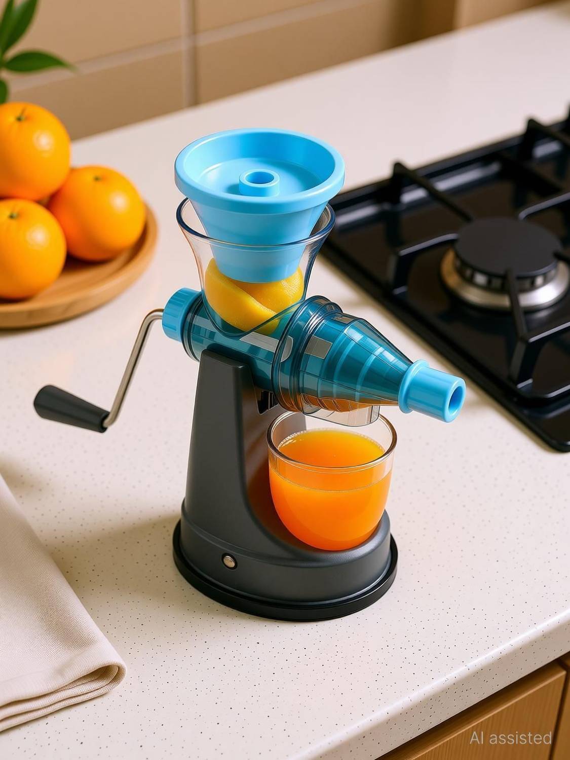 SEQUENCE Plastic Hand Juicer with Steel Handle - Image 4