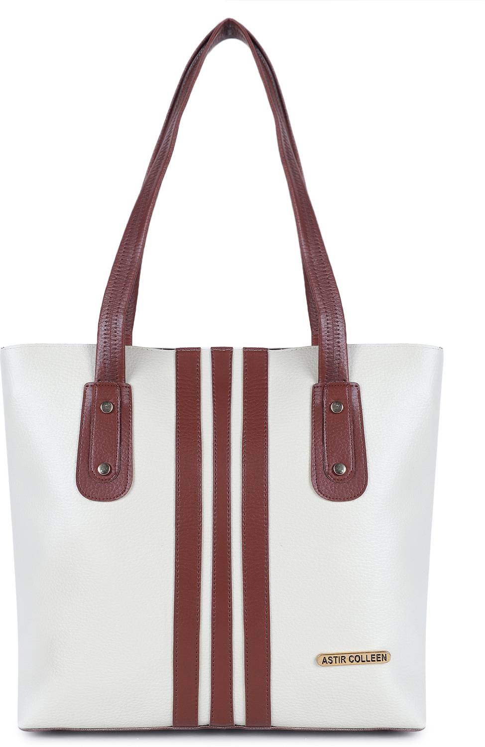 ASTIR COLLEEN Women Tan, White Shoulder Bag