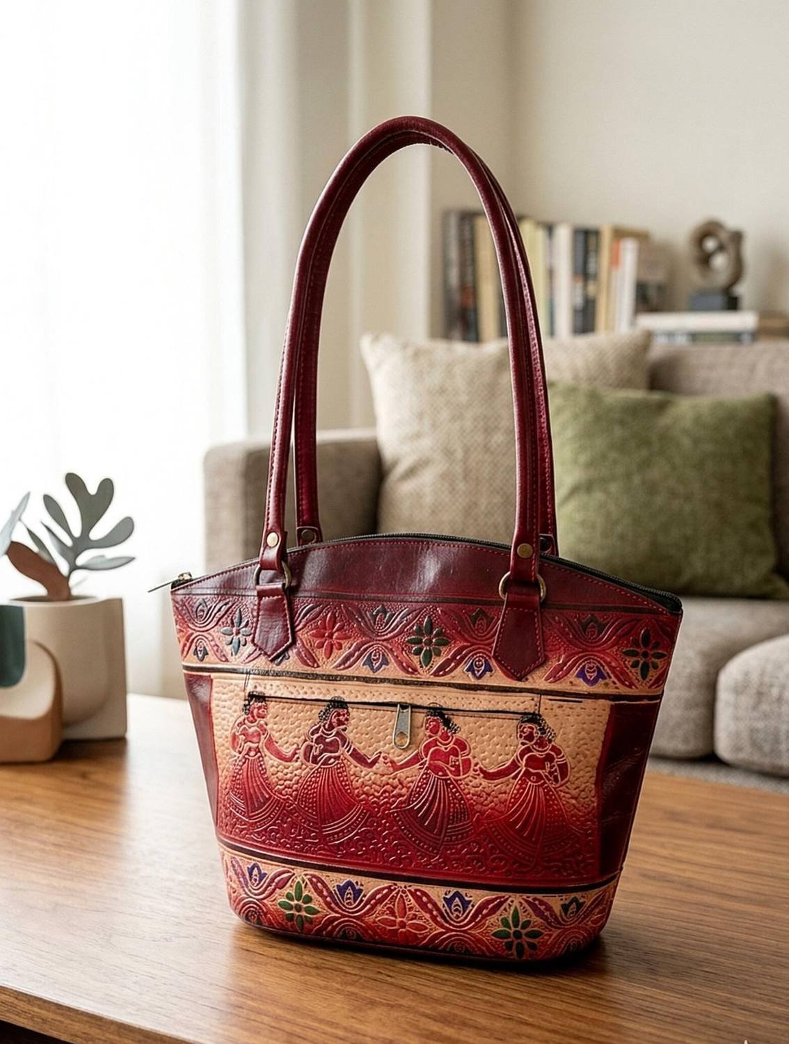 Aethel Craft Women Brown Shoulder Bag