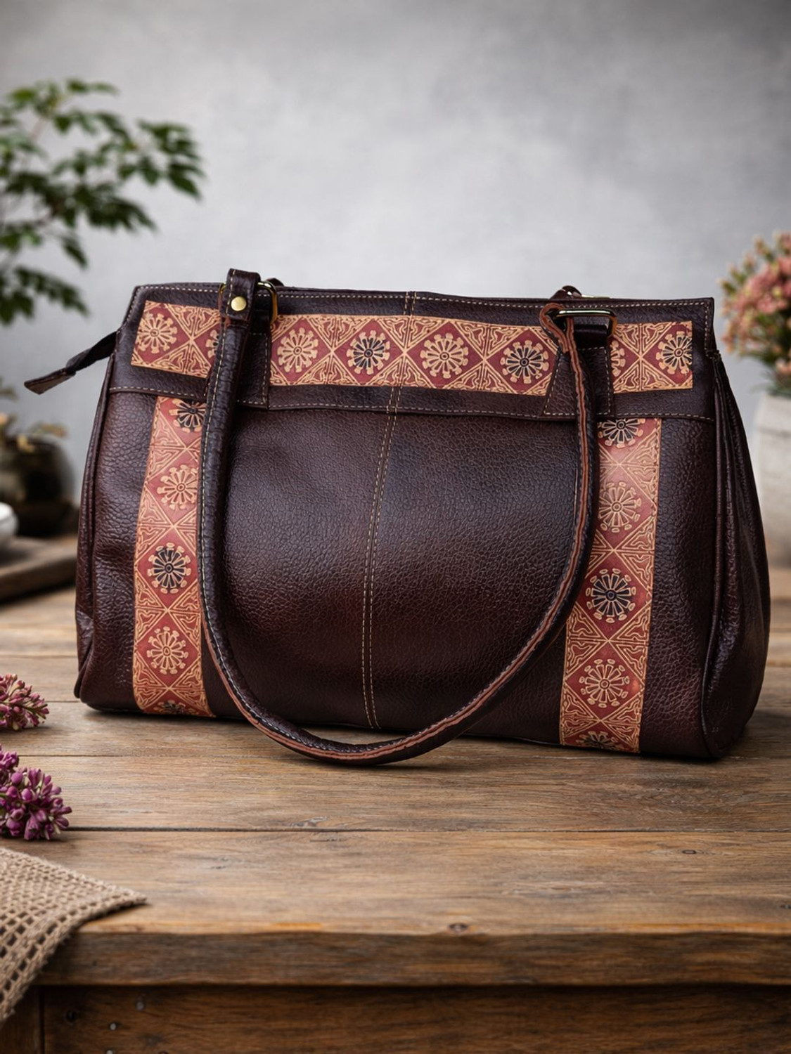 Image of Crazy Flame Women Brown Shoulder Bag