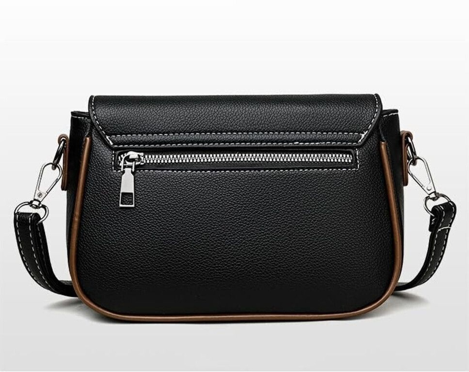 Image of MAJESTIC CRAFTING Women Black Messenger Bag