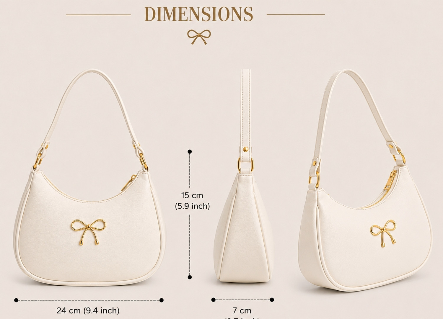 Image of Nexivo Women White Hobo