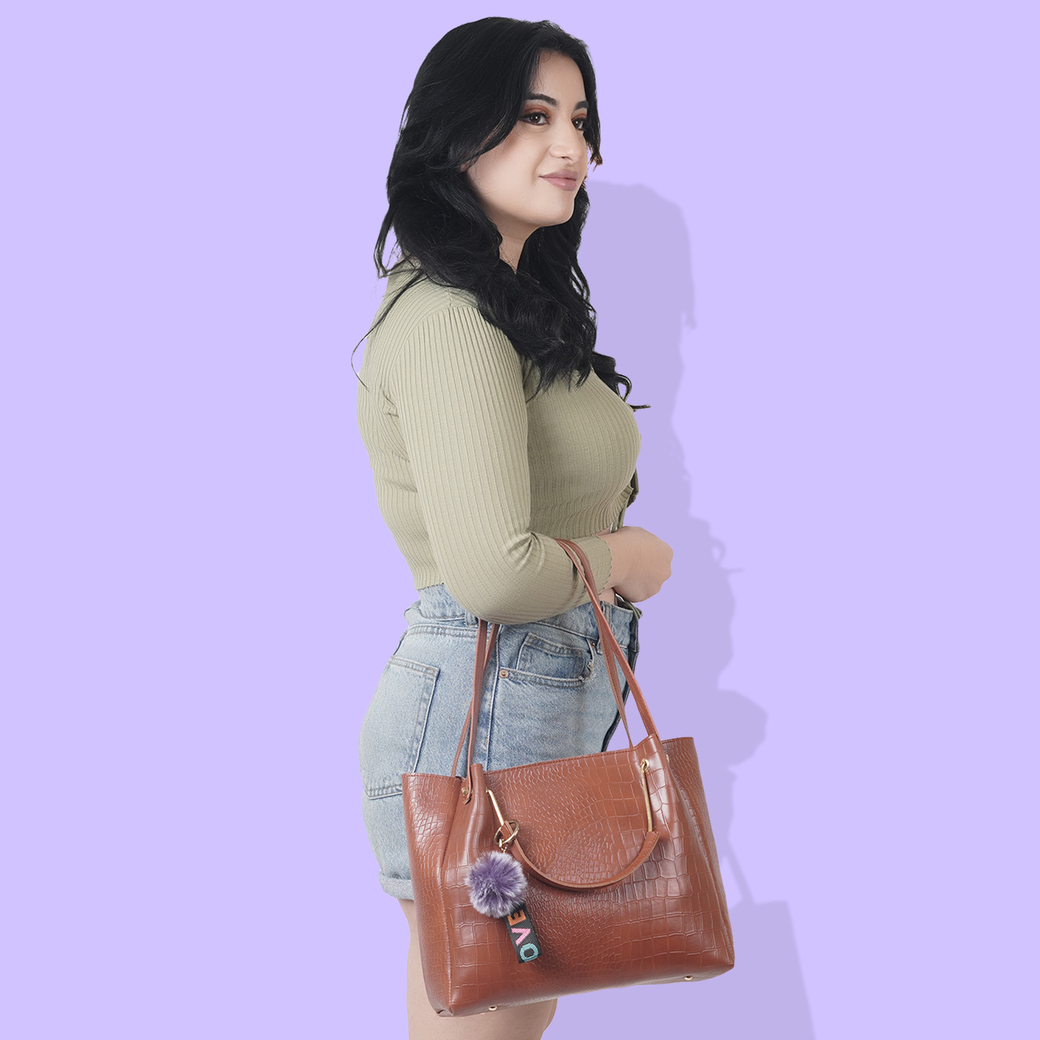 Image of Dressberry Women Brown Handbag