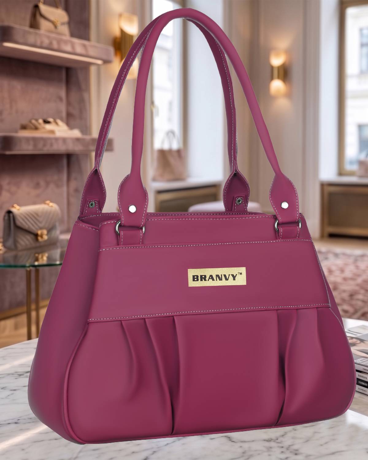BRANVY Women Maroon Handbag