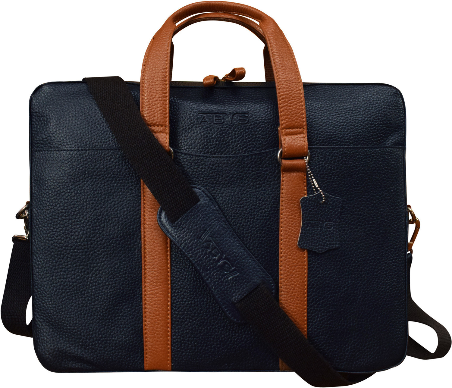 Image of ABYS Men & Women Blue, Tan Messenger Bag