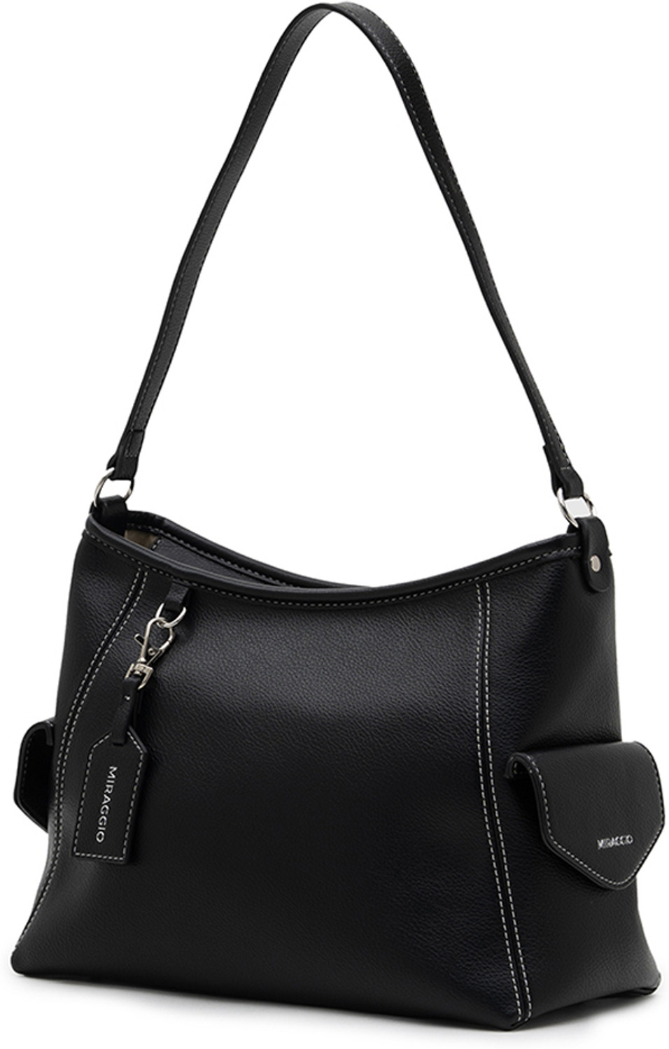 Image of Miraggio Women Black Hobo