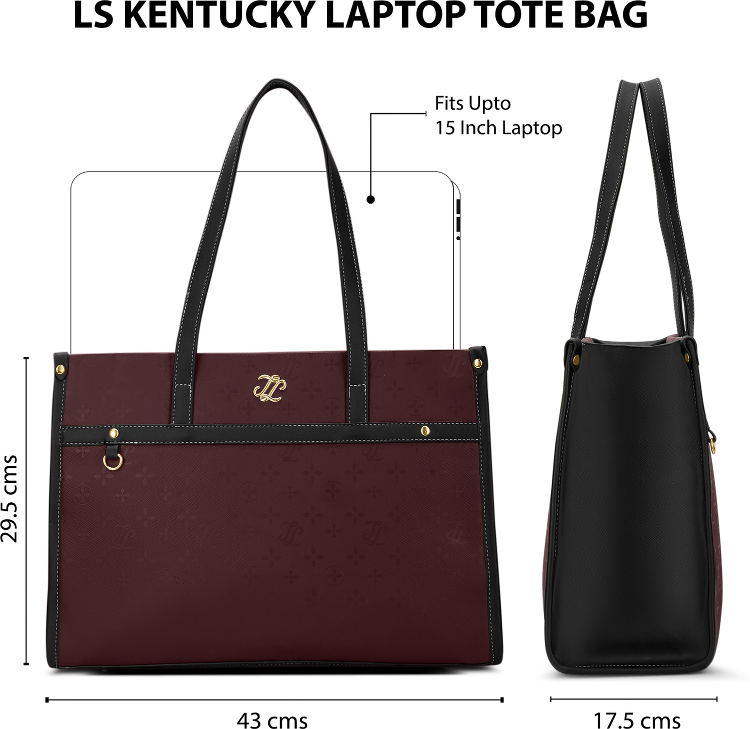 Image of Lavie Signature Women Maroon Tote
