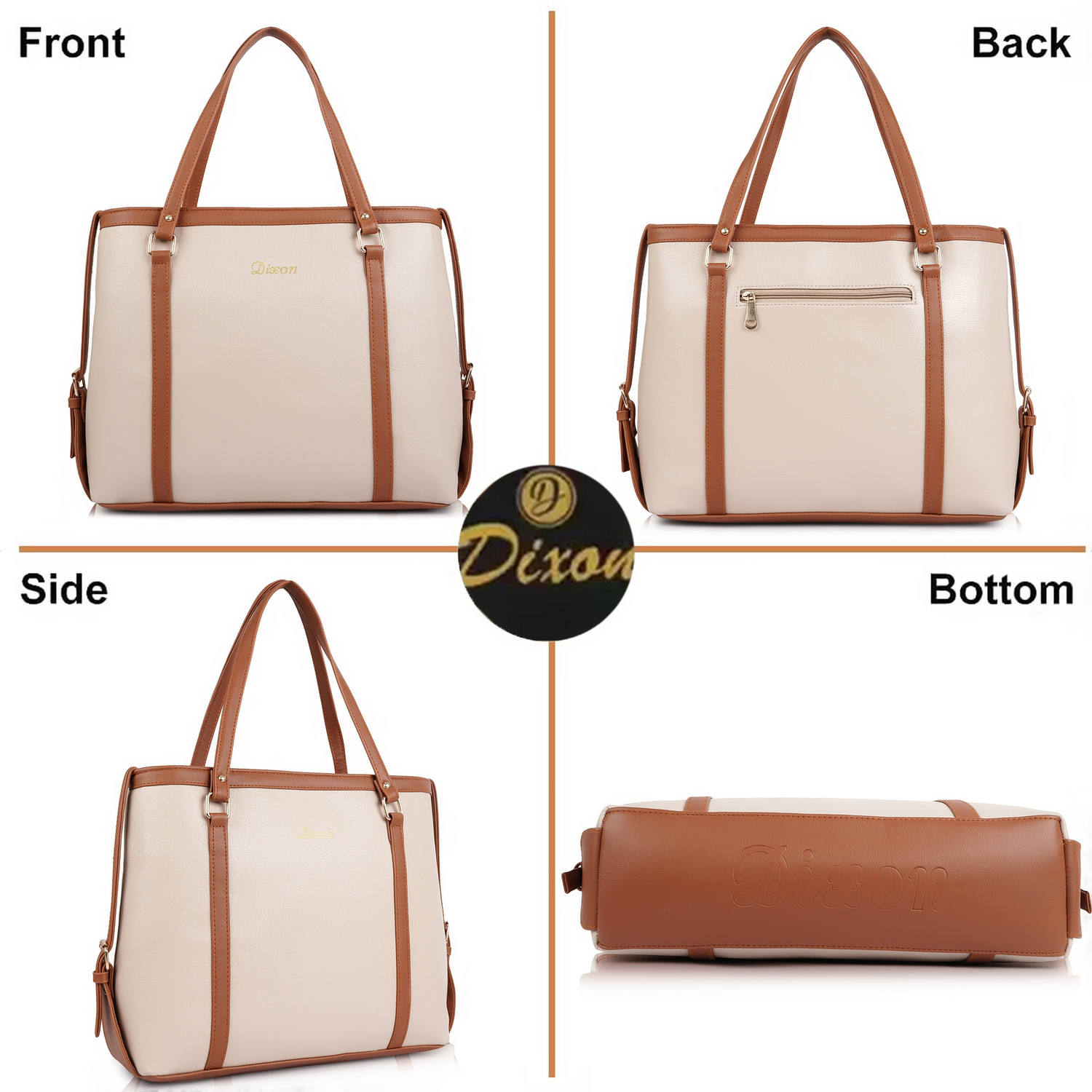 Image of DIXON Women Beige Tote