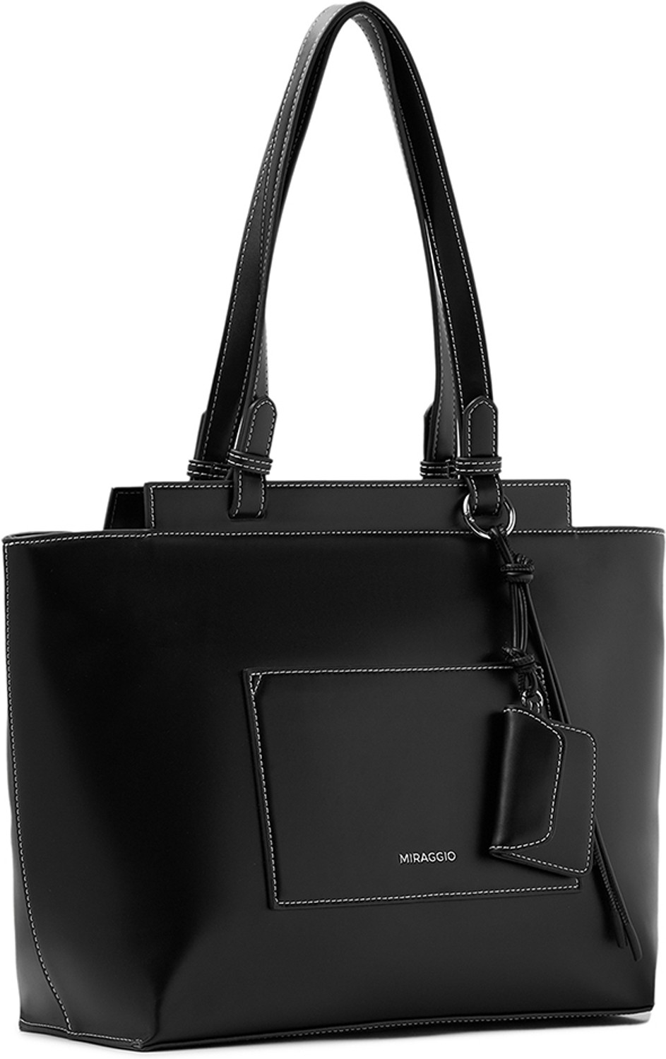 Image of Miraggio Women Black Tote