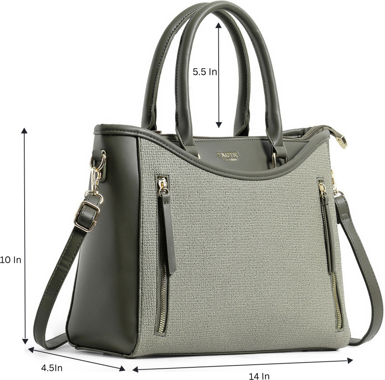 Image of Exotic Women Green Messenger Bag