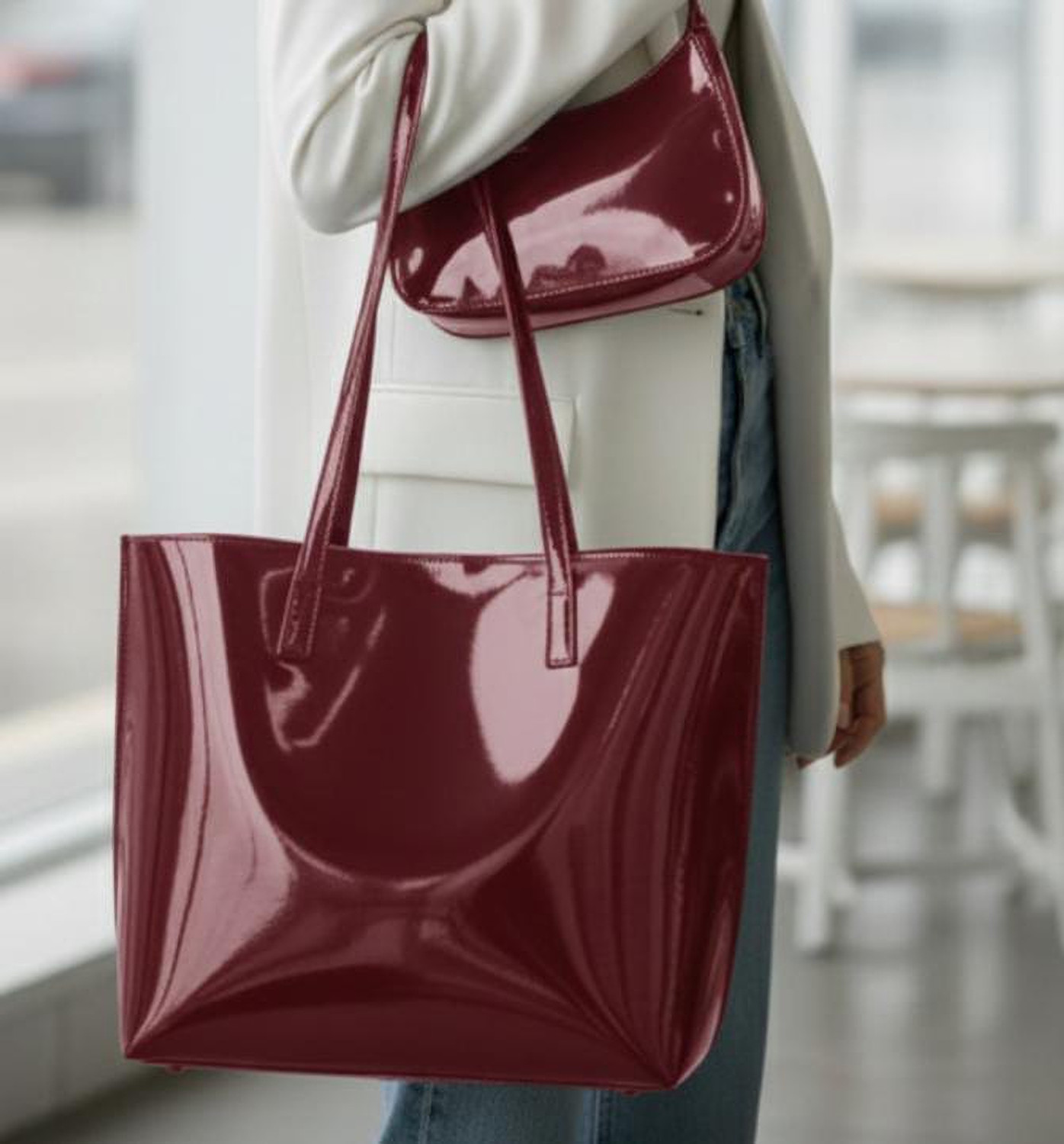 Image of LIZIQI Women Maroon Shoulder Bag