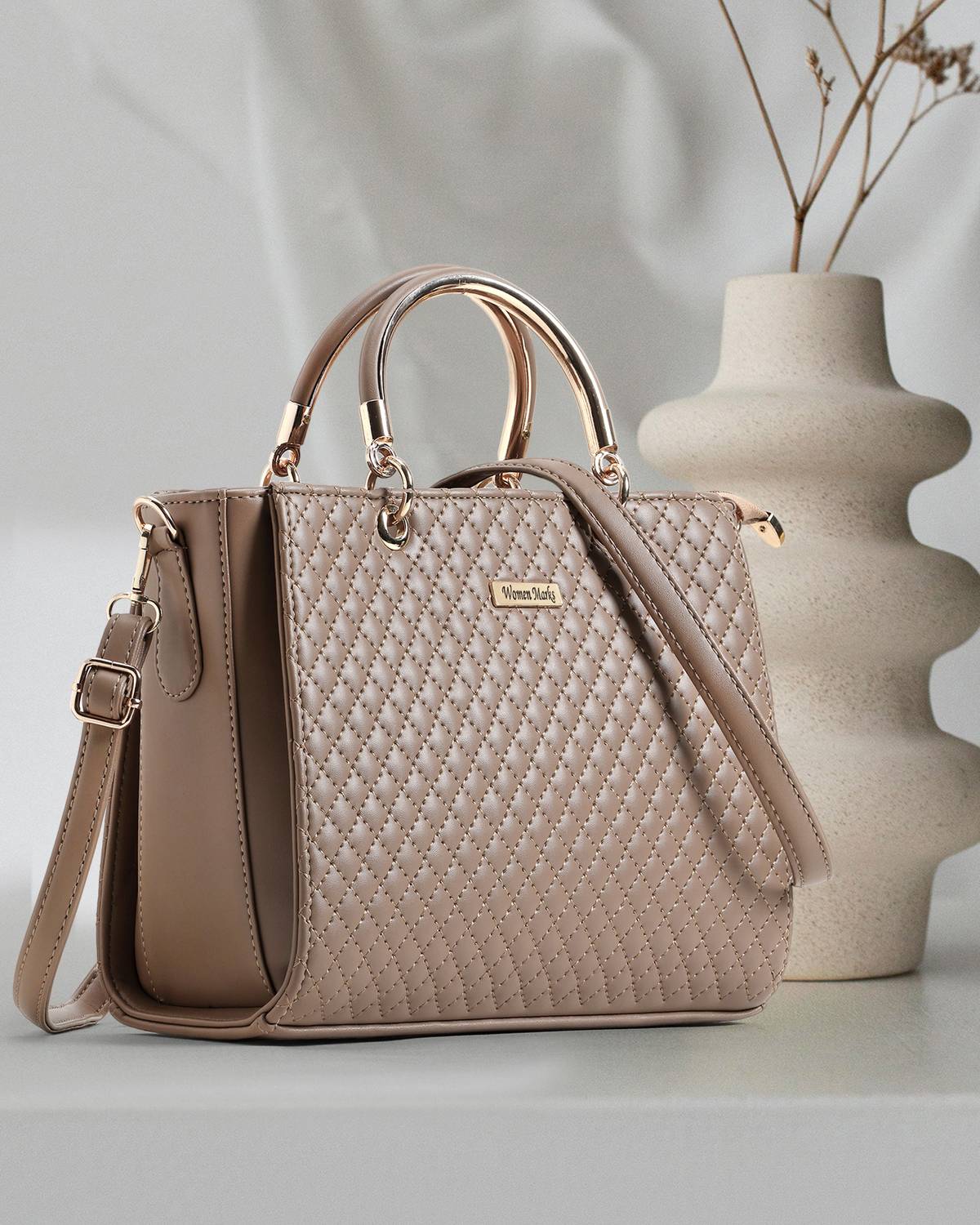 Women Marks Women Khaki Green Handbag - Image 1