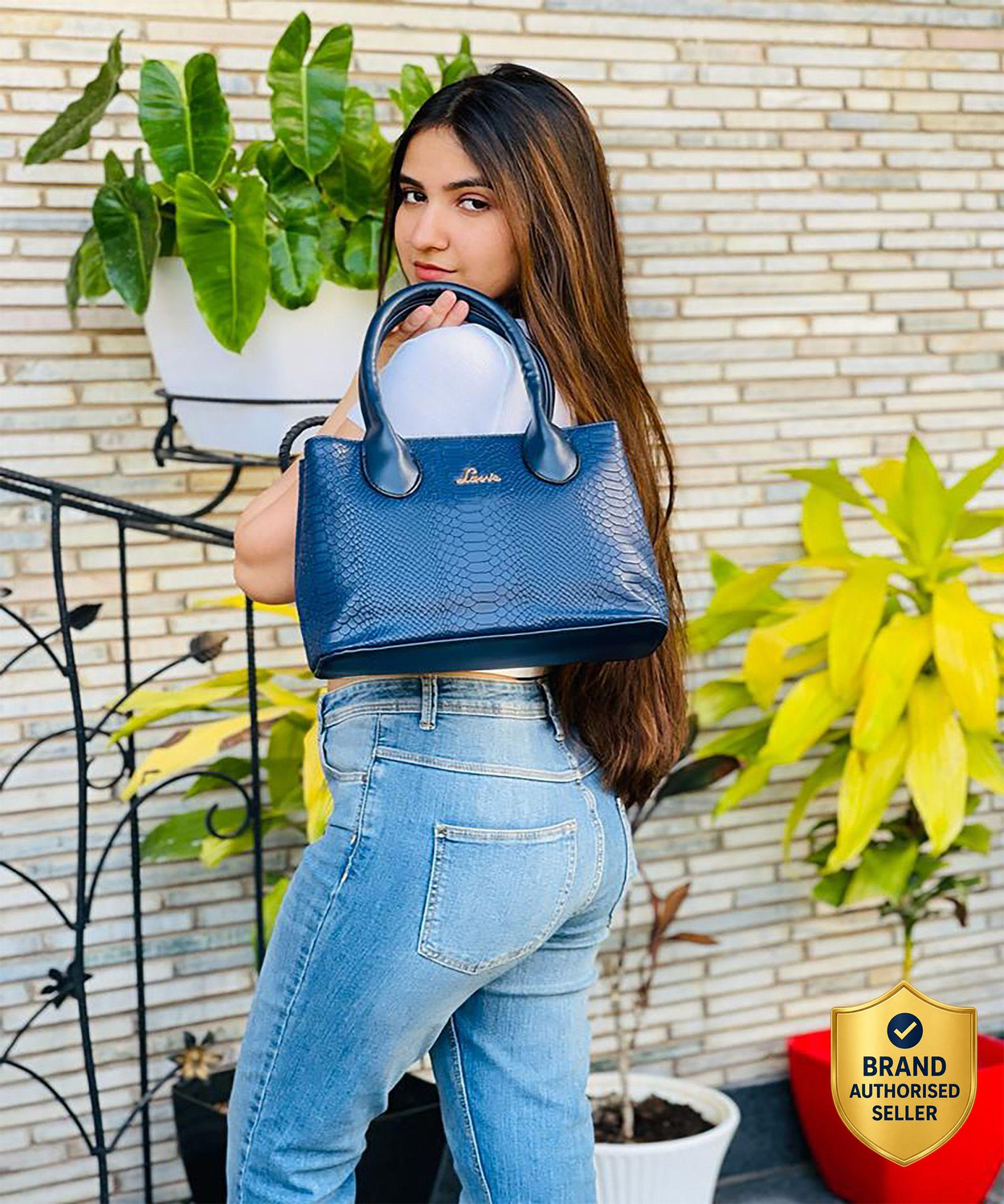 Image of LAVIE Women Blue Handbag
