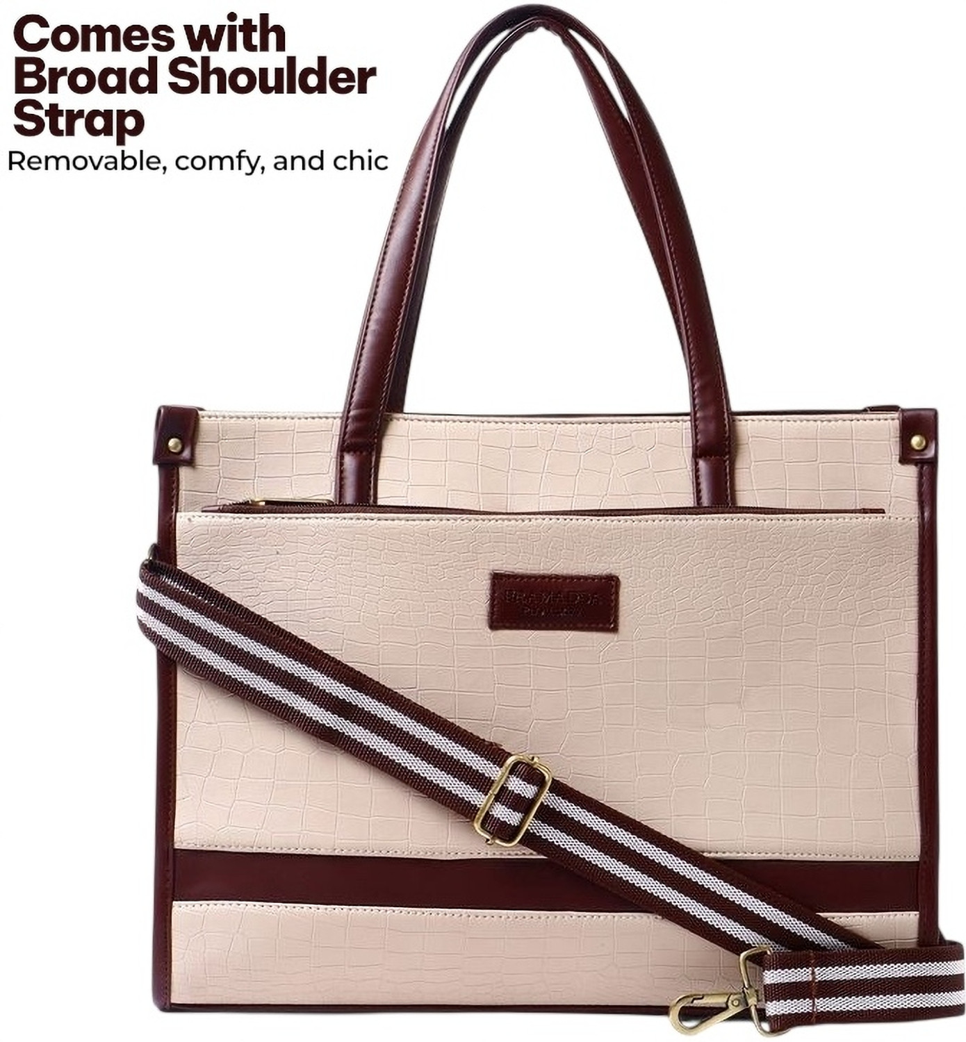 Image of Pramadda Pure Luxury Women Brown Tote