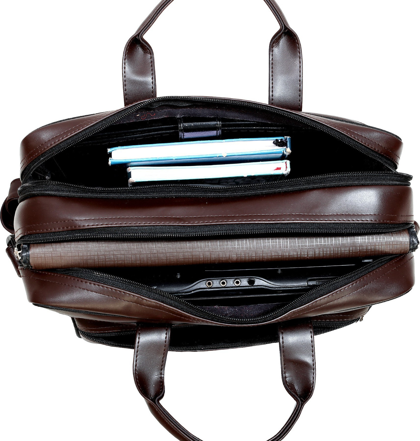 Image of Goldstar Vegan Leather Messenger bags for Men Women | 15.6 inch laptop bag File crossbody shoulder bag men |office bag for men |Shoulder Messenger Sling Bag Men Travel | Corporate Office Beg |Corporate Executive Gift Item Men. Men Tan Messenger Bag - Extra Spacious Waterproof Messenger Bag