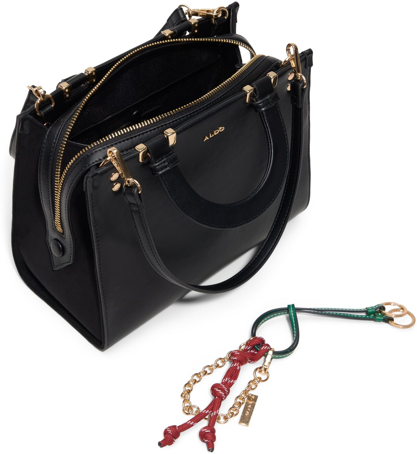 Image of ALDO Black Satchel ALMARISA